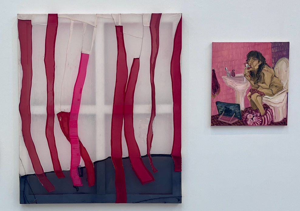 Eva Dixon, Mia Wilkinson and Manon Steyaert at Saatchi Gallery